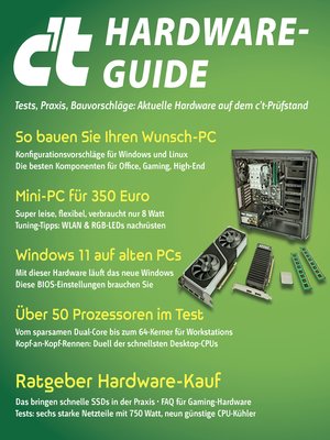 cover image of c't Hardware-Guide 2022
